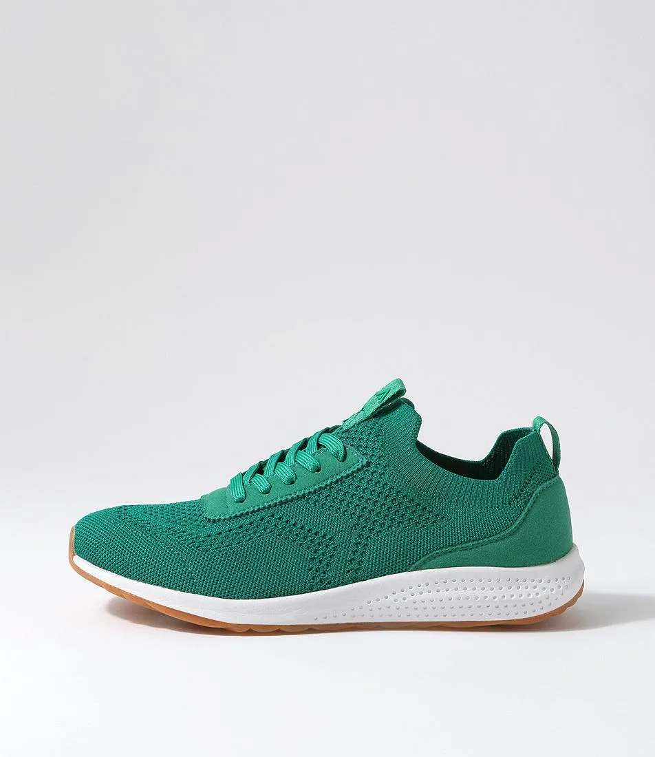 COLORADO Cassiie Green Recycled Knit Sneakers