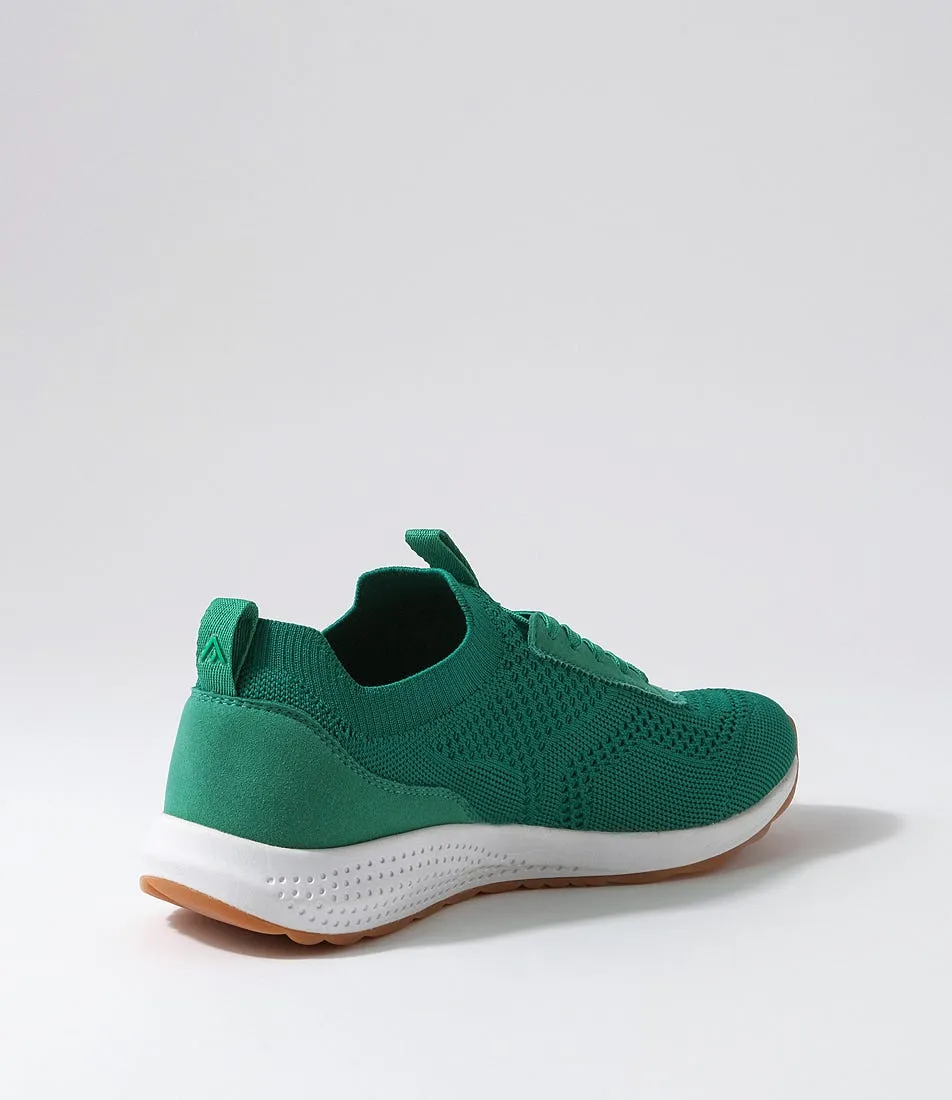 COLORADO Cassiie Green Recycled Knit Sneakers