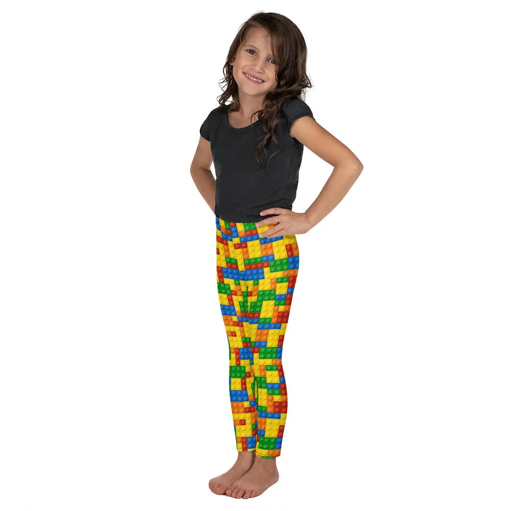 Colorful Blocks Kid's Leggings