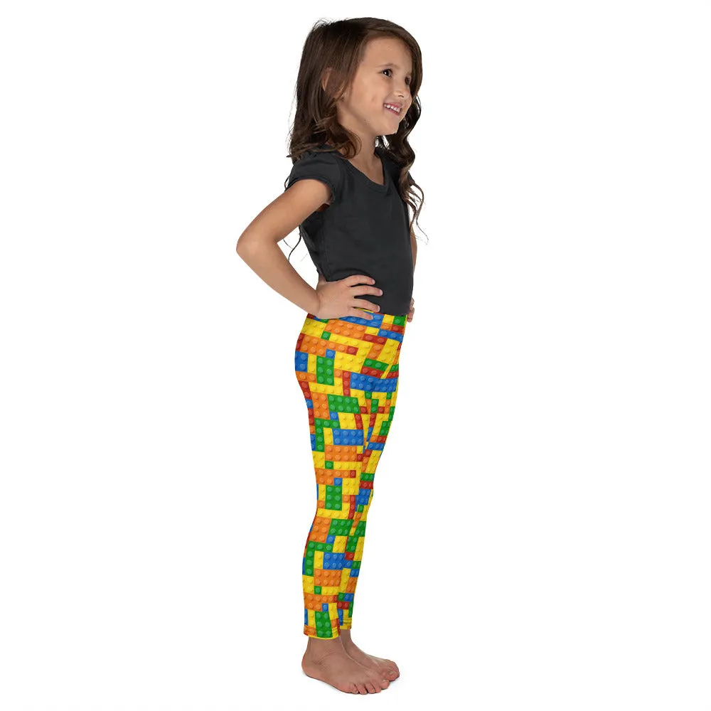 Colorful Blocks Kid's Leggings