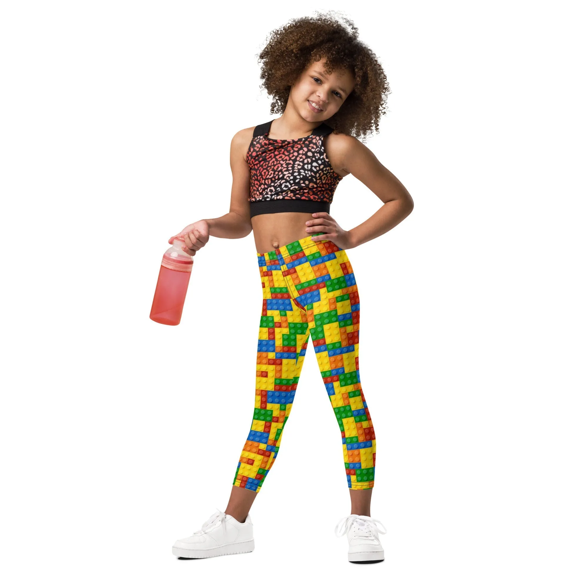 Colorful Blocks Kid's Leggings