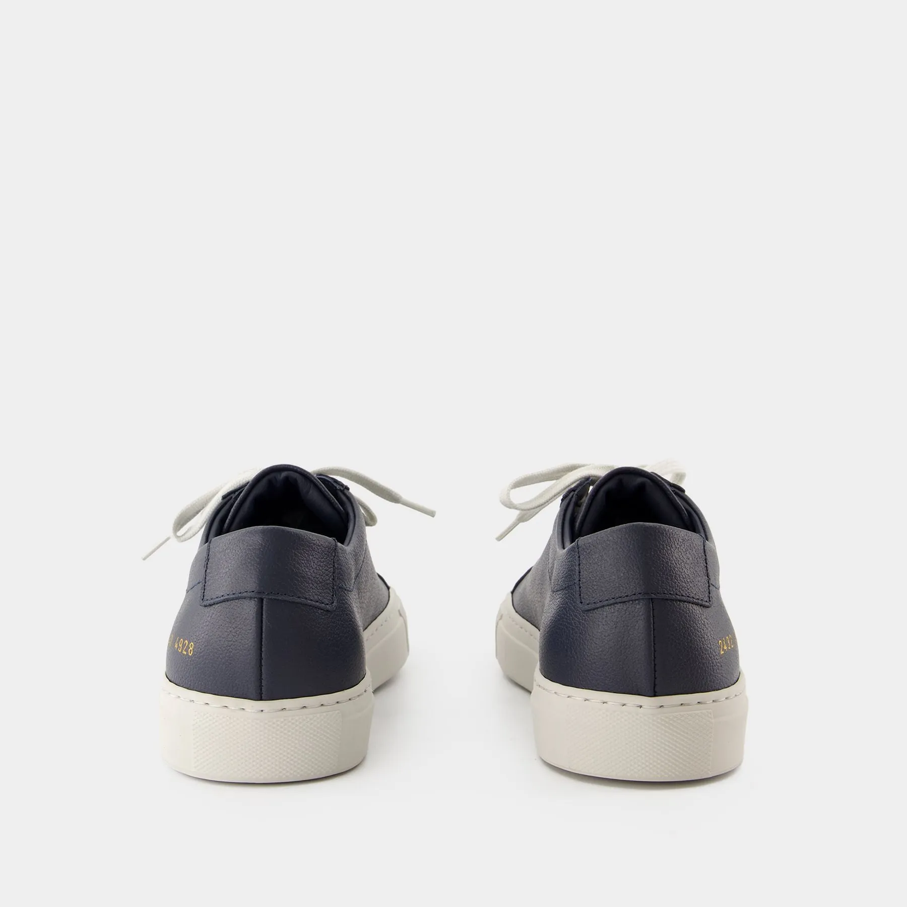 COMMON PROJECTS  Achilles Contrast Bumpy Sneakers - COMMON PROJECTS - Leather - Blue