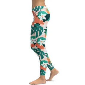 Contemporary Tropical Leggings