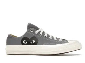 CONVERSE X COMME DES GARCONS PLAY ALL STAR CHUCK '70 OX - STEEL GREY AZ-K121-001-1