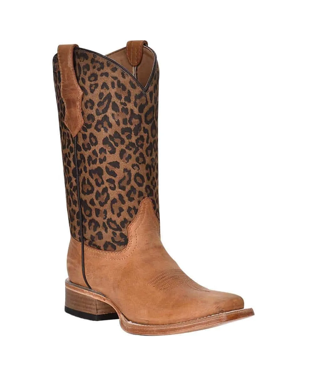 Corral Girls' Circle G Leopard Print Boot