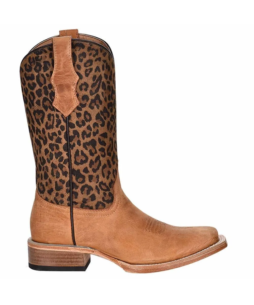 Corral Girls' Circle G Leopard Print Boot