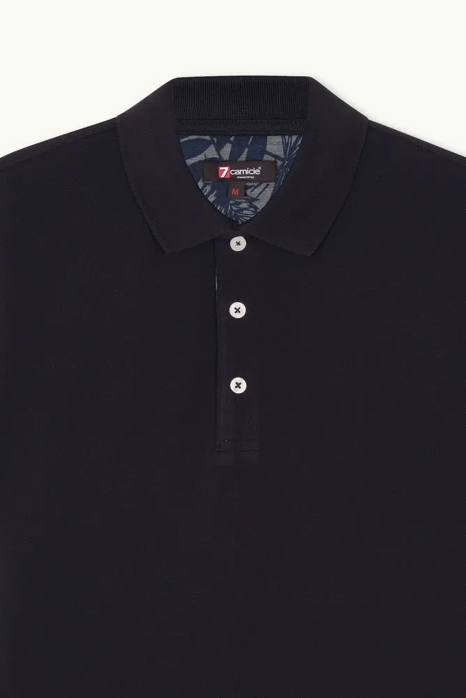 Cotton Man Polo Blue