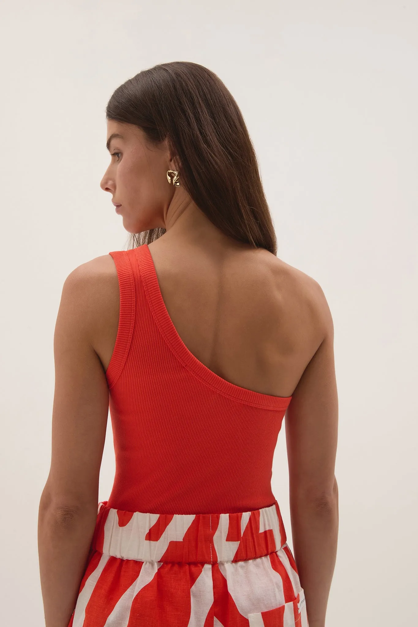 Cowrie One Shoulder Tank