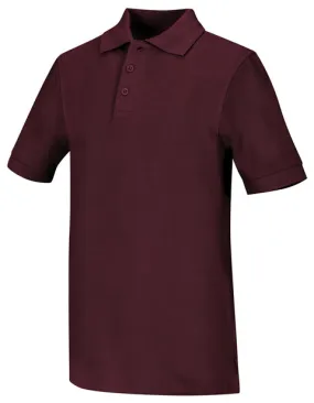 CR DryFit Polo Burgundy Short Sleeve