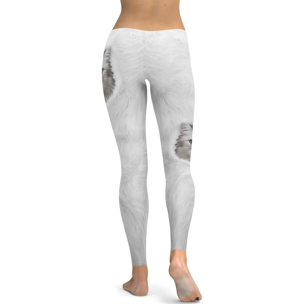 Cute Cozy Cat Leggings