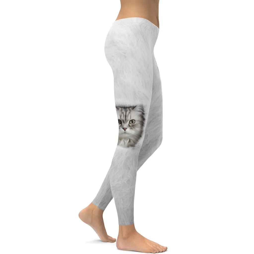 Cute Cozy Cat Leggings