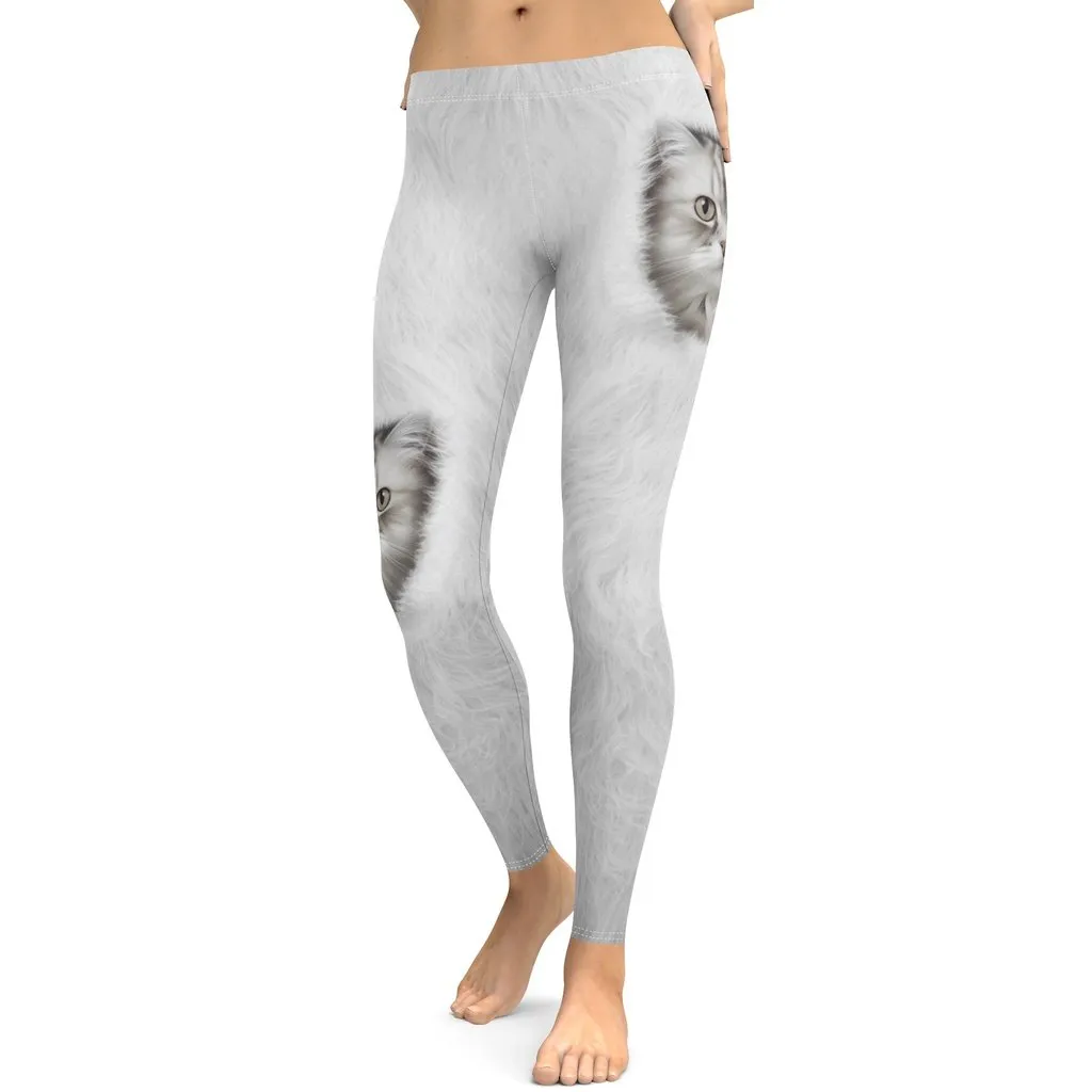 Cute Cozy Cat Leggings