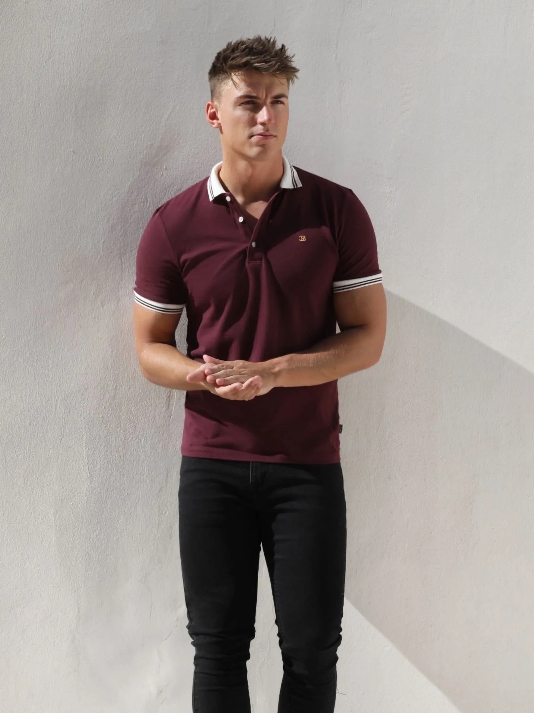 Dalston Polo - Burgundy