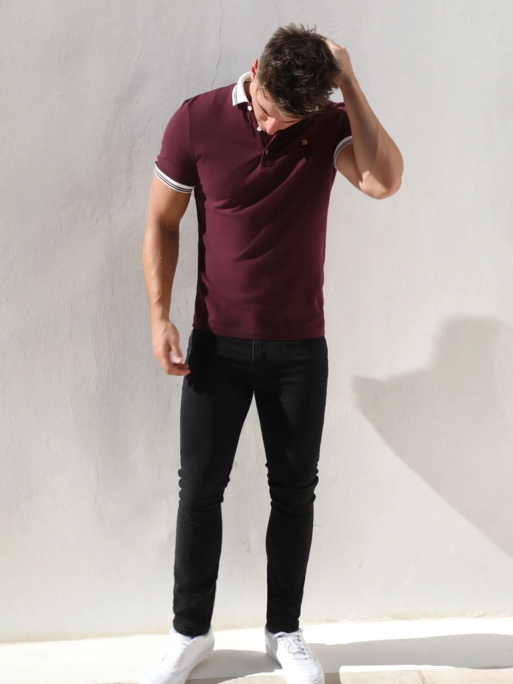 Dalston Polo - Burgundy