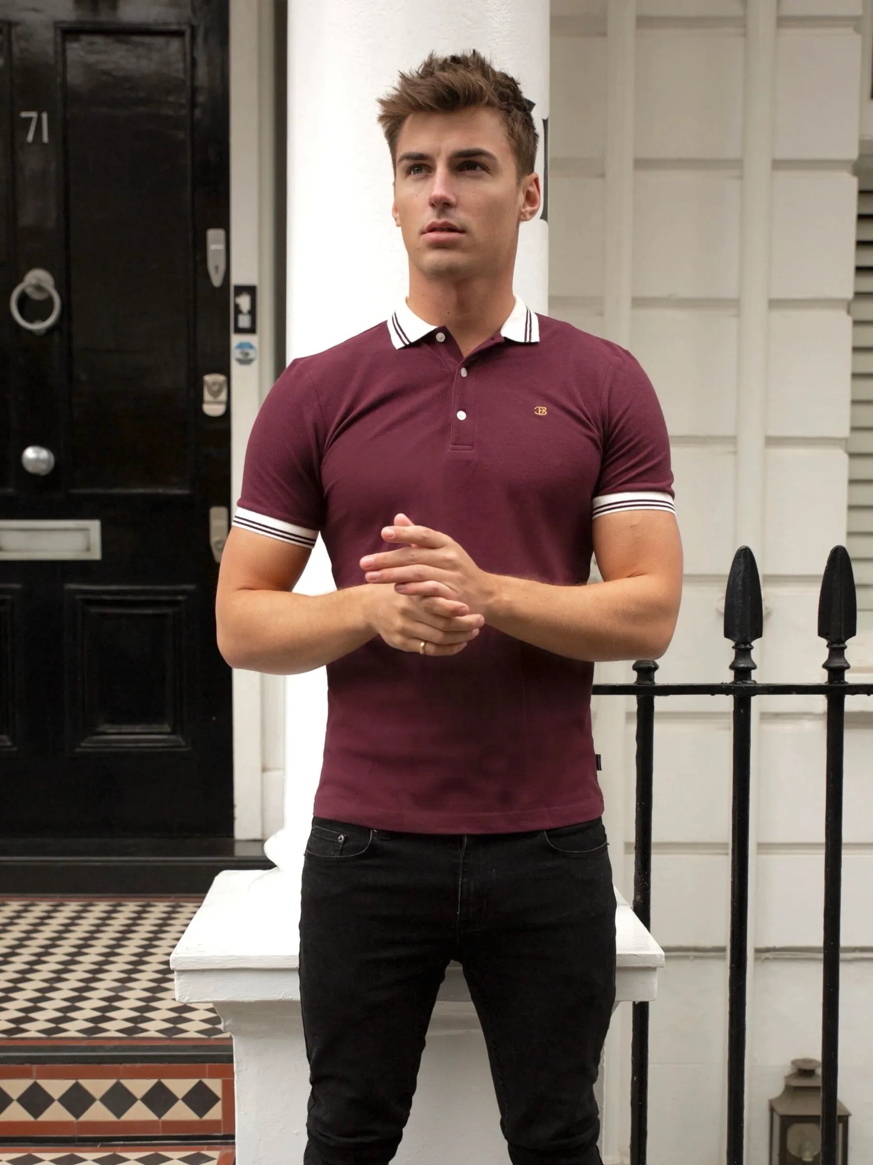 Dalston Polo - Burgundy