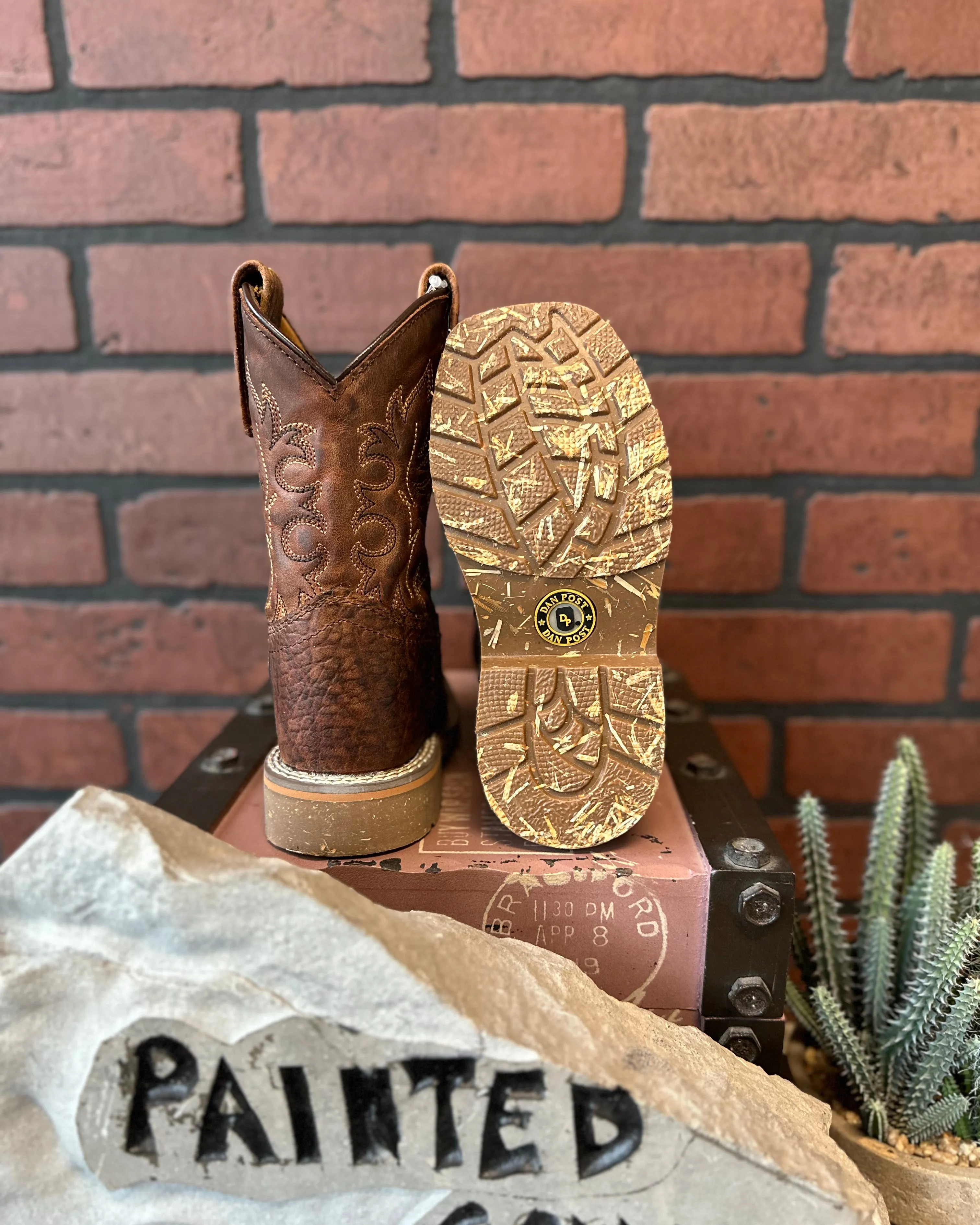 Dan Post Children/Youth Durant JR Rust Western Cowboy Boot DPC2926 DPC3926