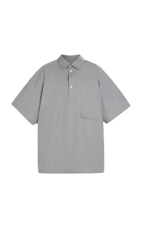 DARKPARK Alec Oversized Cotton Polo Shirt