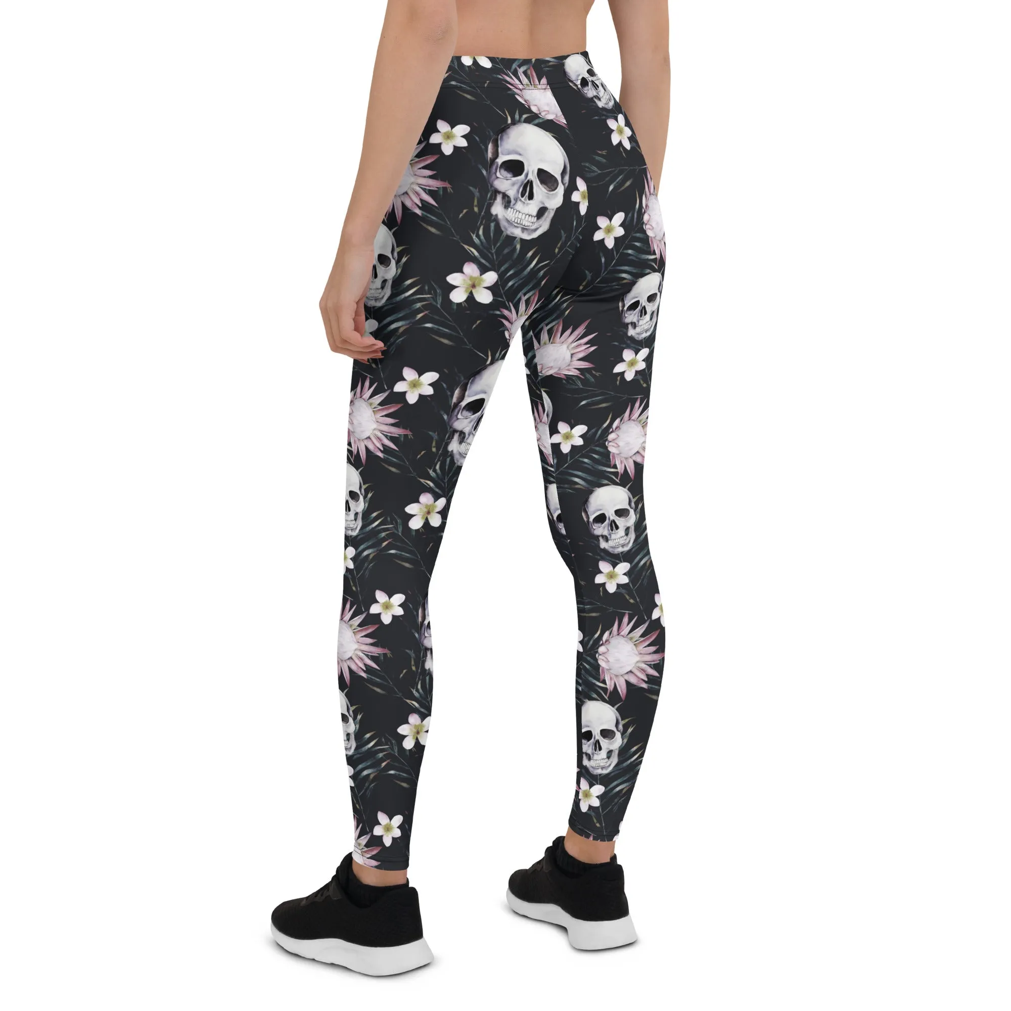 Delicate Skulls Leggings