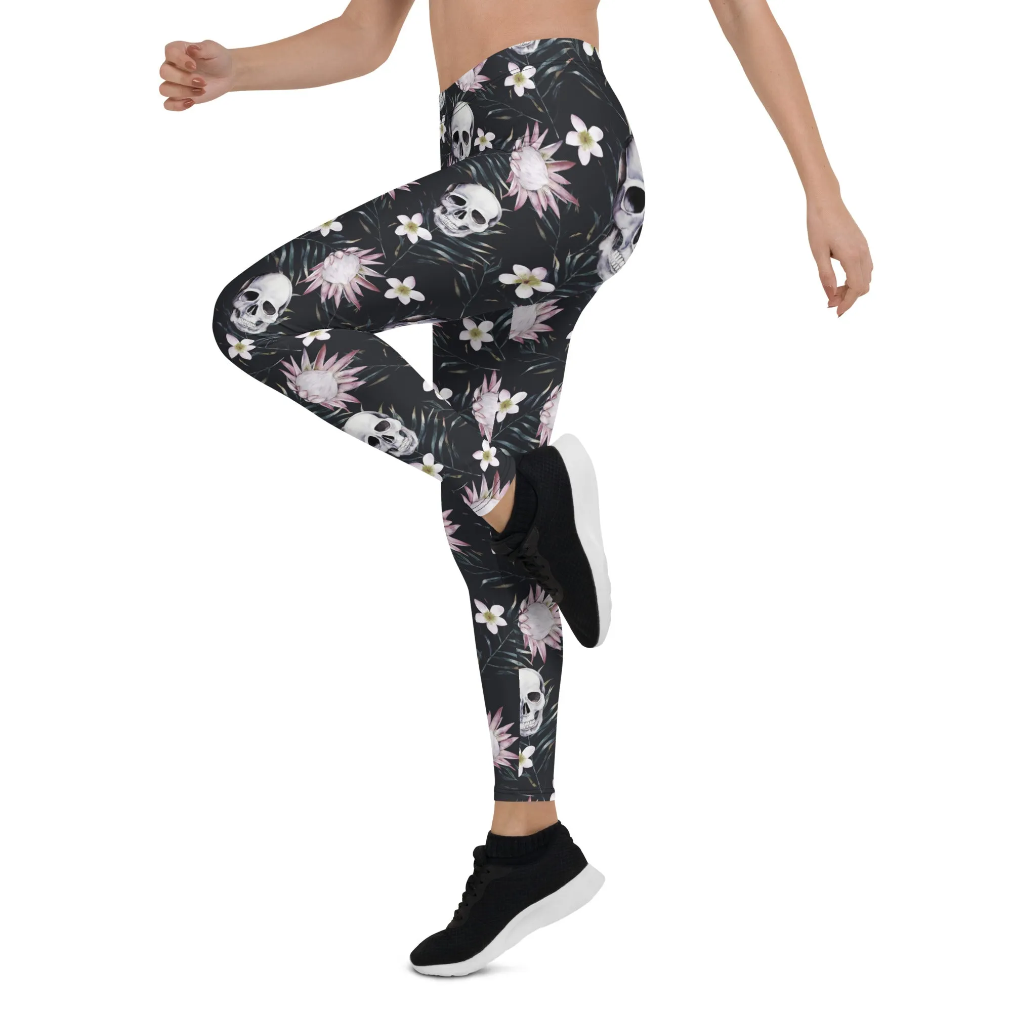 Delicate Skulls Leggings