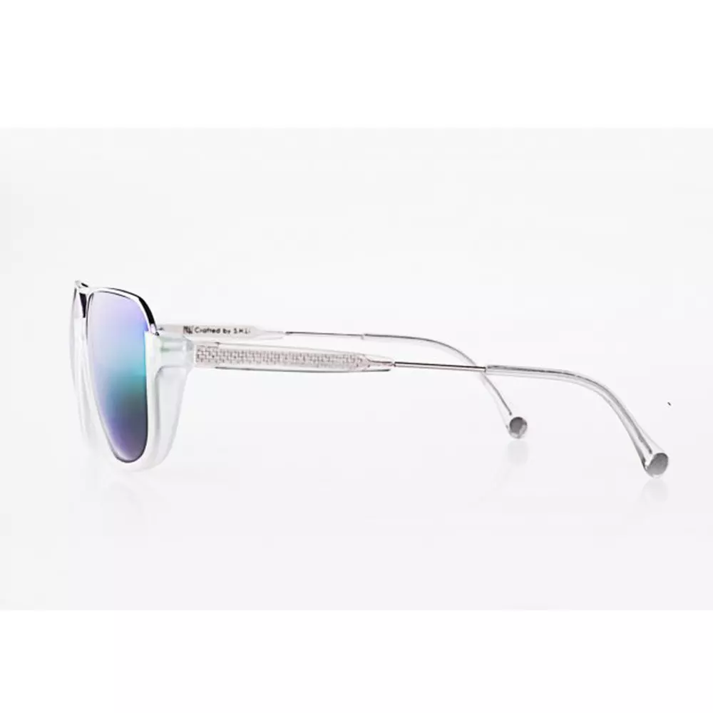 --Derez crystal matte sunglasses-