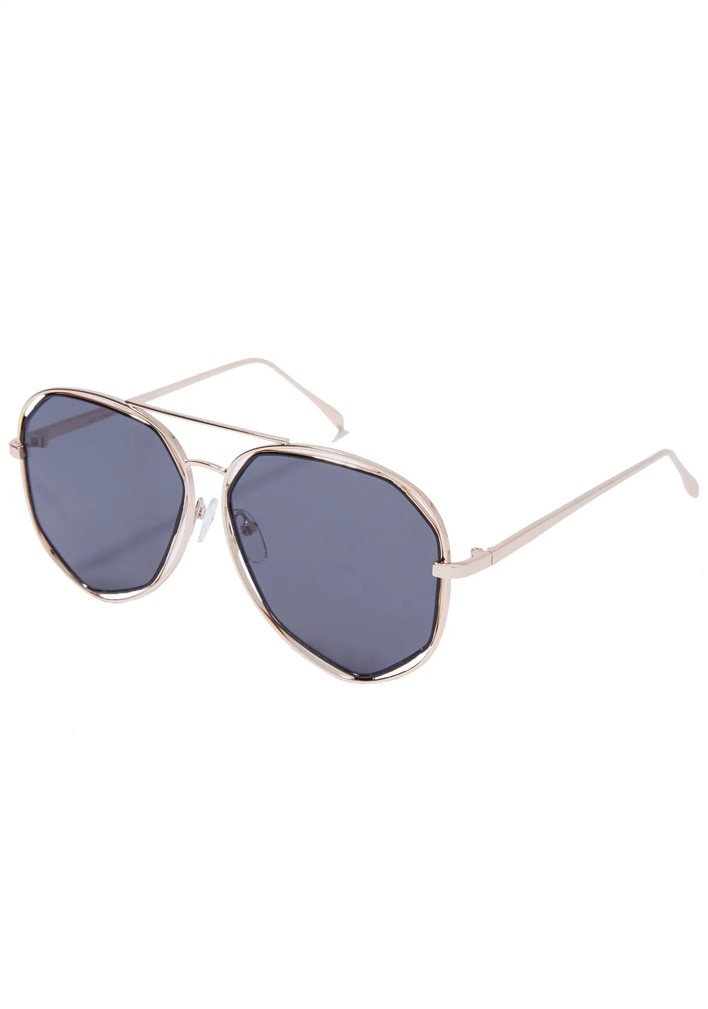 Diamond Bar Aviator Sunglasses-