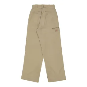 Dickies Trousers - 26W UK 8 Beige Cotton Blend