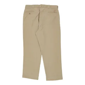 Dickies Trousers - 38W 30L Beige Cotton Blend