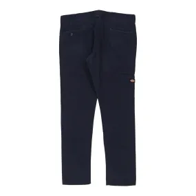 Dickies Trousers - 38W 33L Navy Cotton Blend