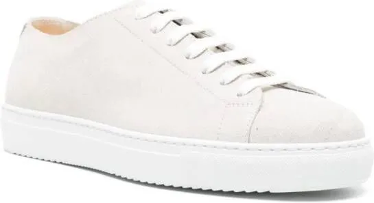 Doucal's lace-up suede sneakers Neutrals