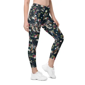 Dream Catcher Crossover Leggings With Pockets