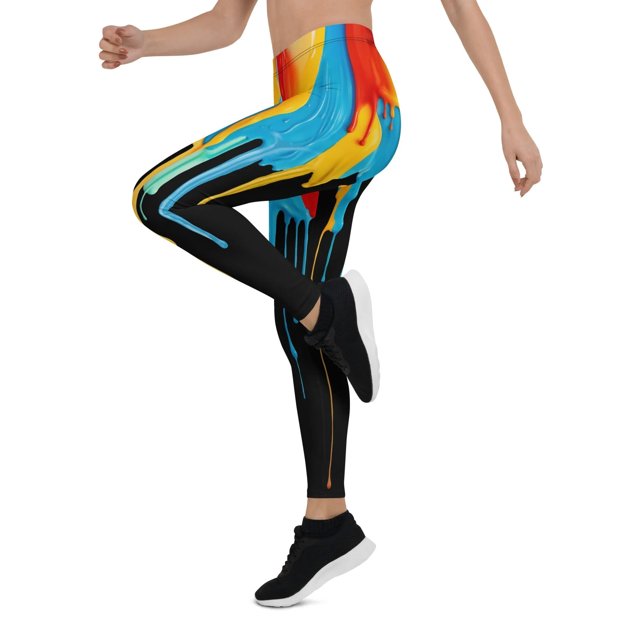 Dripping Color Leggings