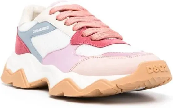 DSQUARED2 Wave leather sneakers Pink