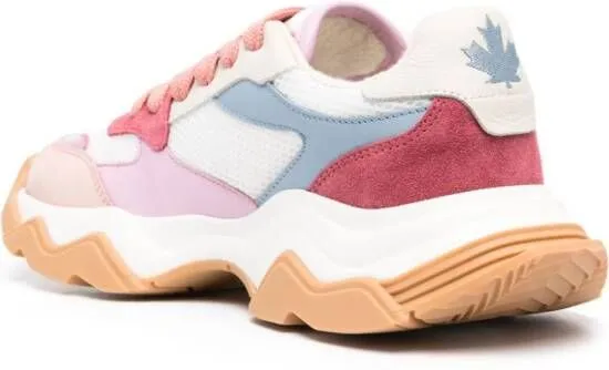 DSQUARED2 Wave leather sneakers Pink