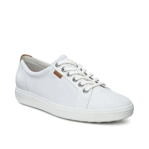 Ecco Womens Soft 7 Sneakers - White