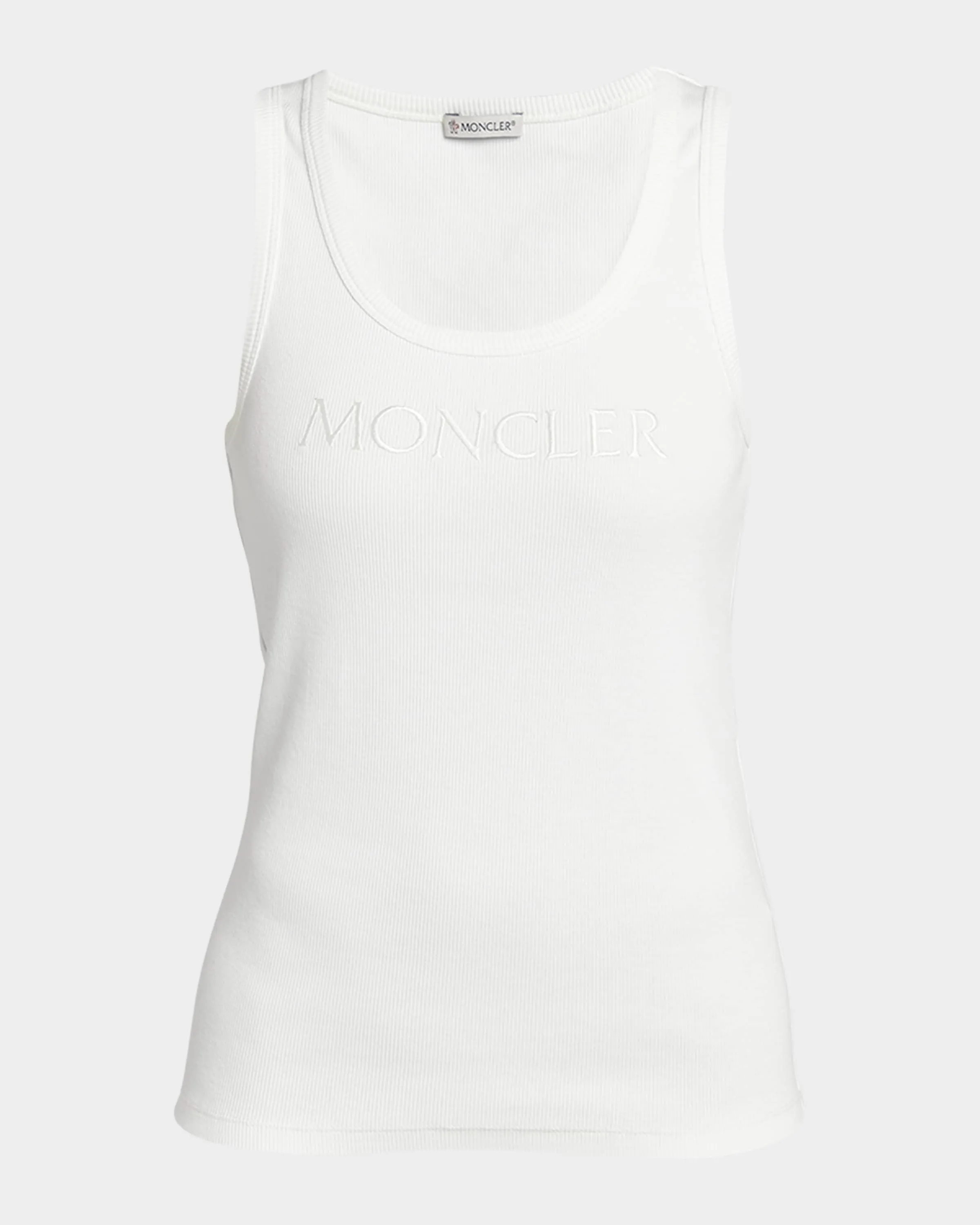 Embroidered Logo Jersey Tank Top