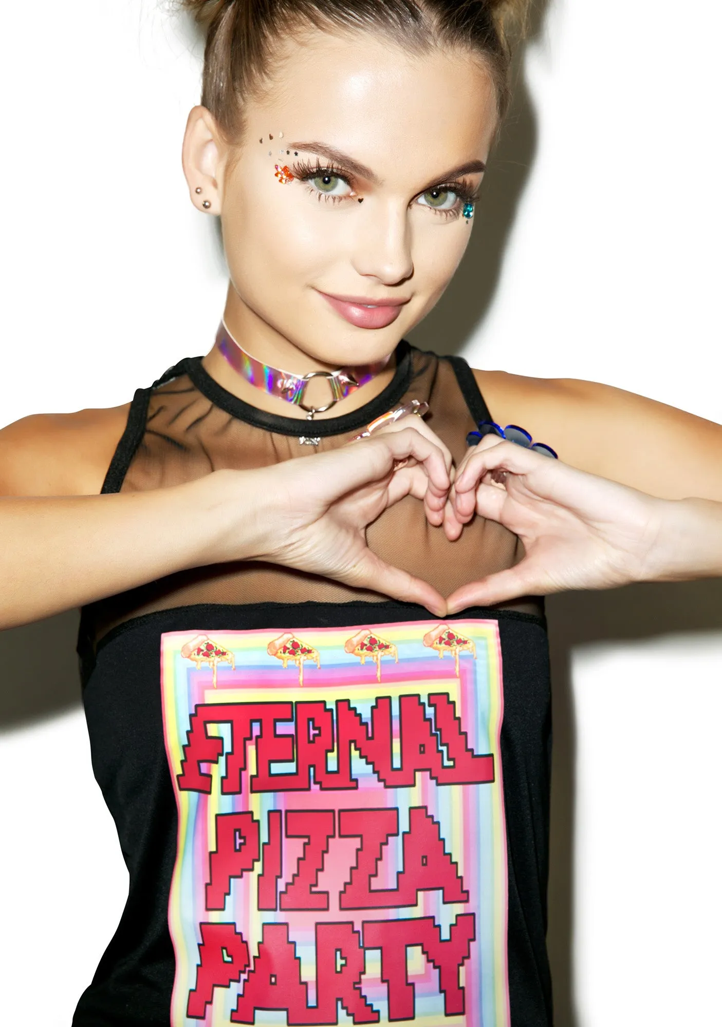 Eternal Pizza Party Tank Top-