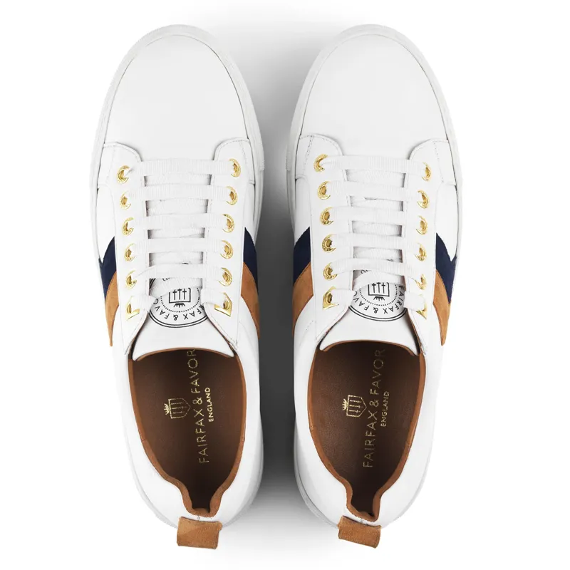 Fairfax and Favor Alexandra Trainers - White