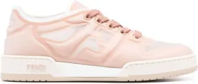 FENDI logo embossed sneakers Pink