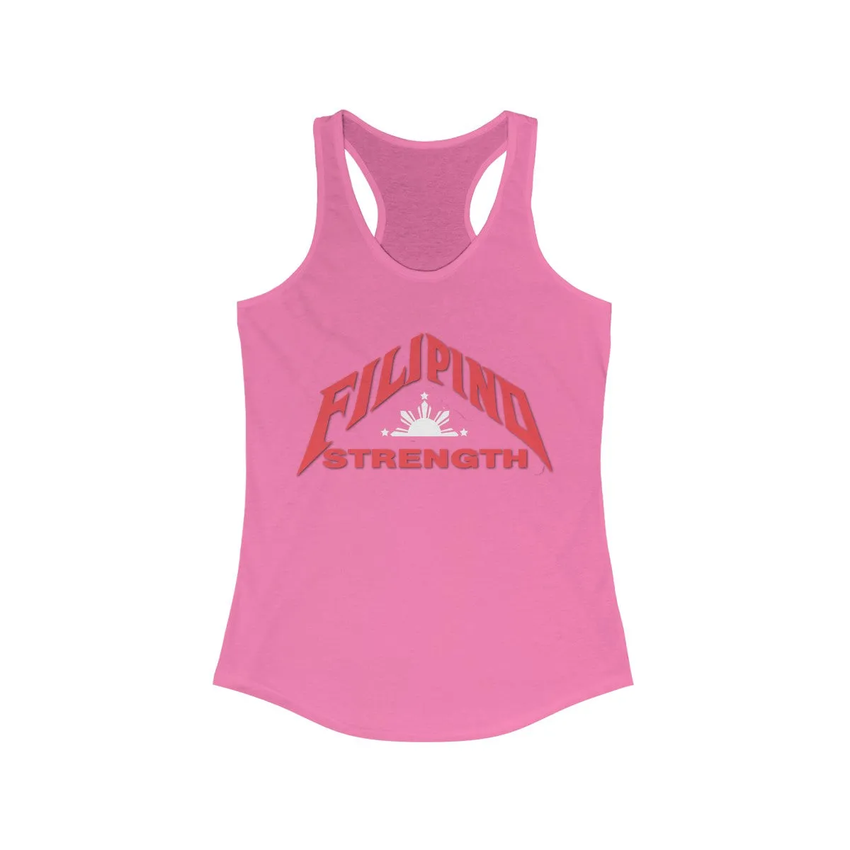 Filipino Sun Strength Racerback Tank