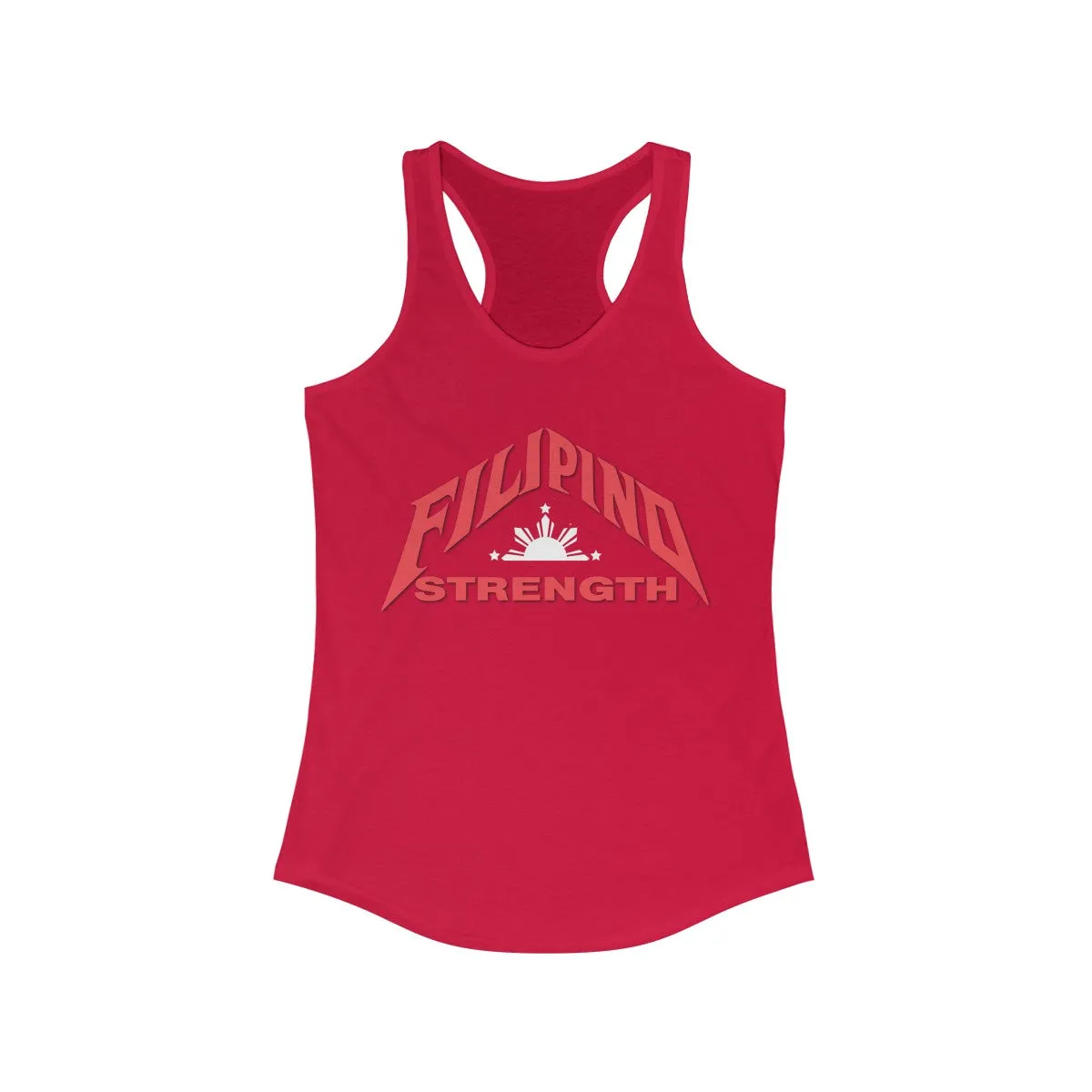 Filipino Sun Strength Racerback Tank