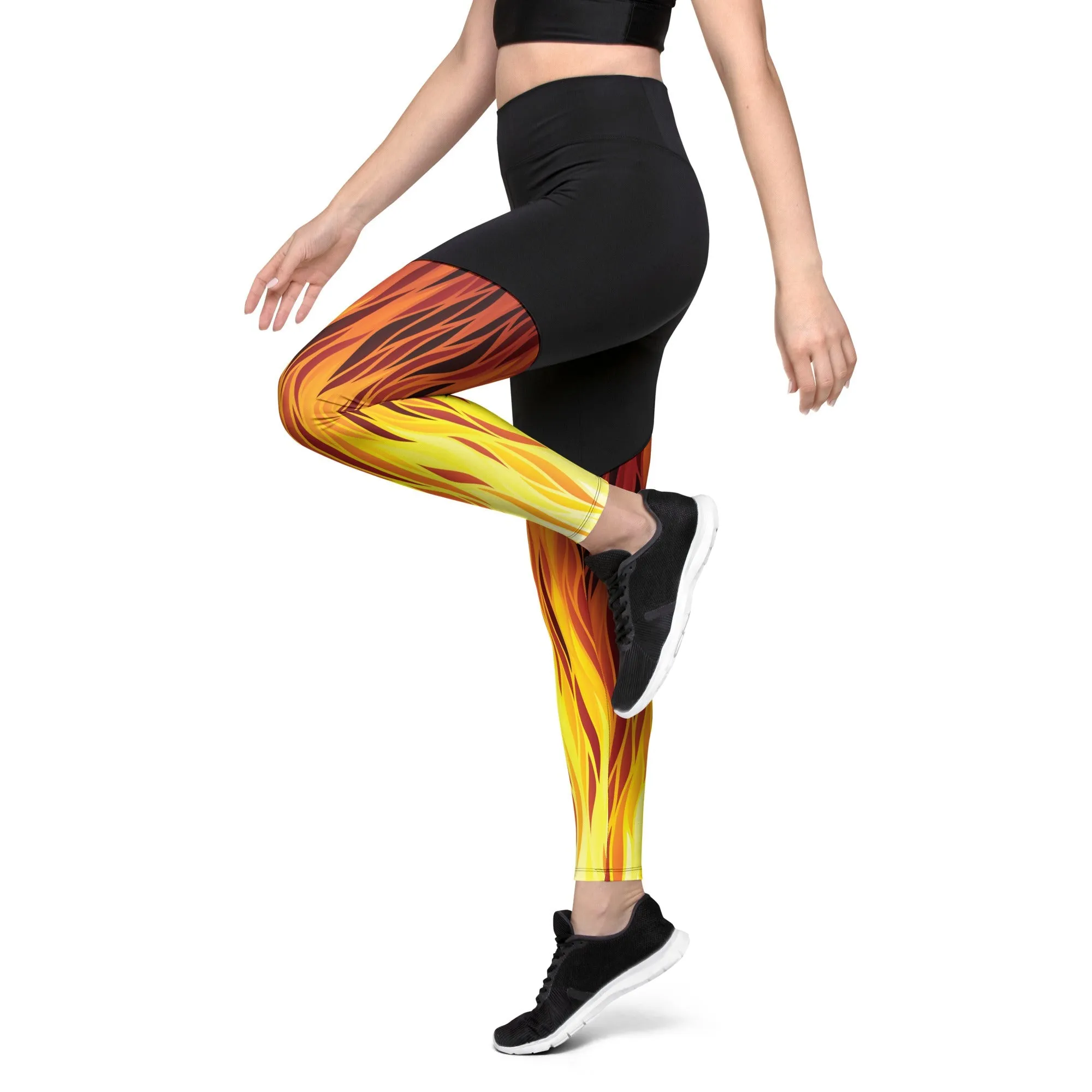 Fire Compression Leggings