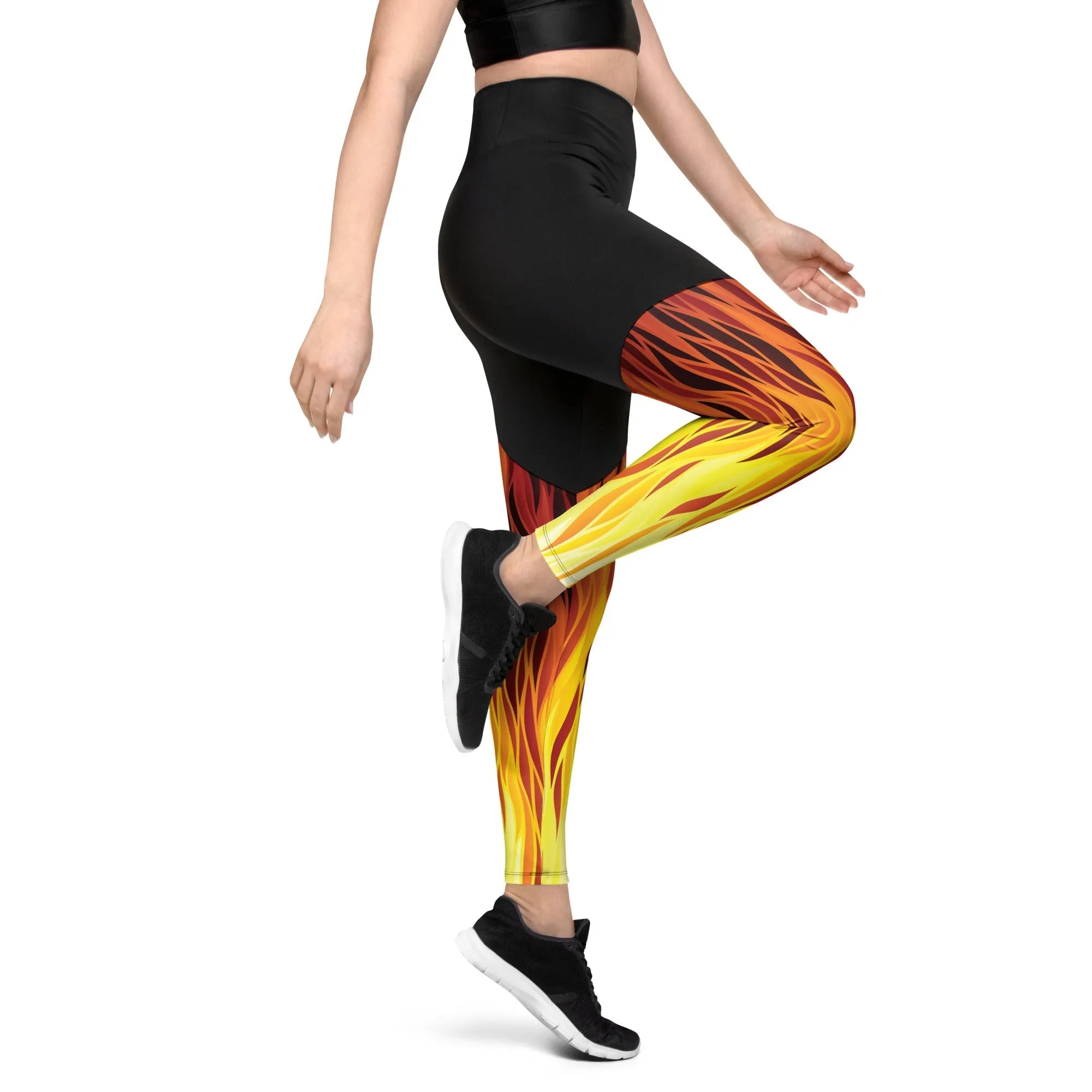 Fire Compression Leggings