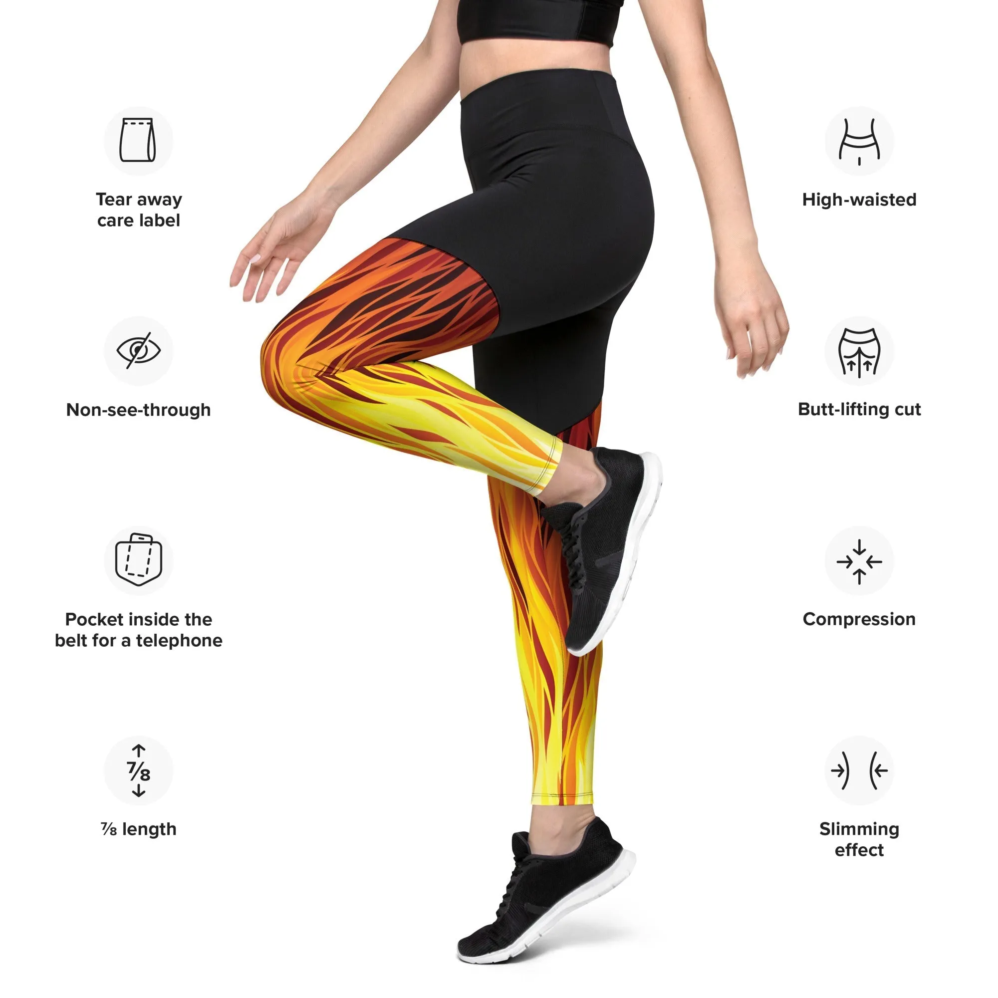 Fire Compression Leggings