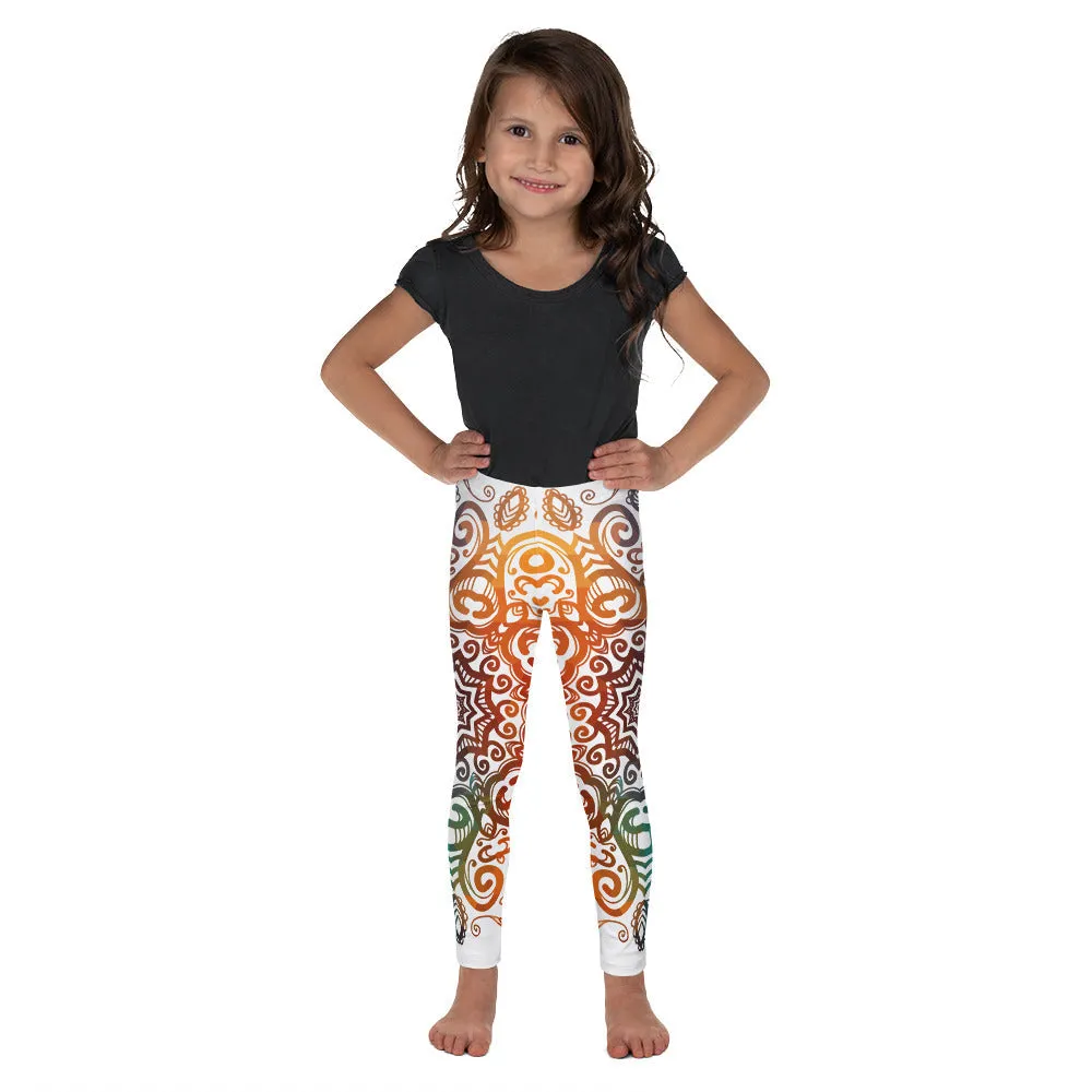 Floral Ornament Kid's Leggings