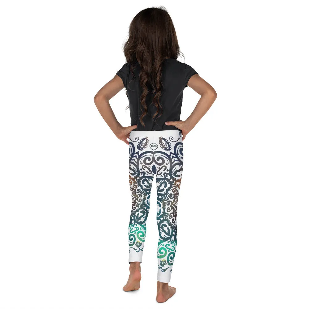 Floral Ornament Kid's Leggings