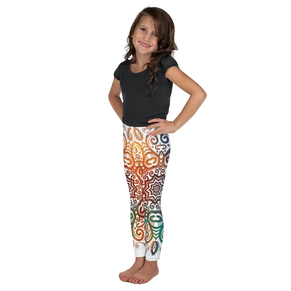 Floral Ornament Kid's Leggings