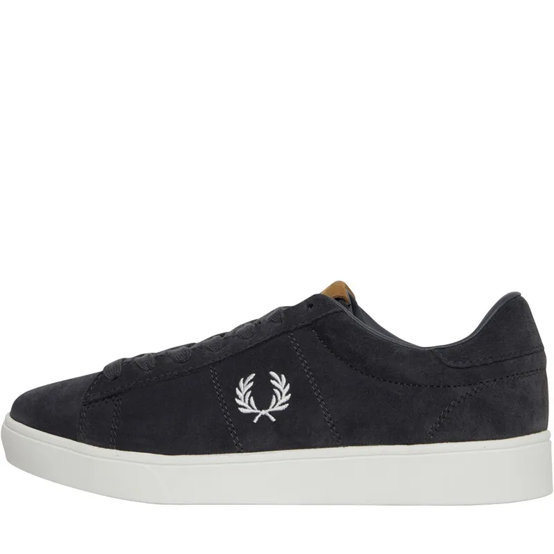 Fred Perry Spencer Suede Trainers Gunmetal