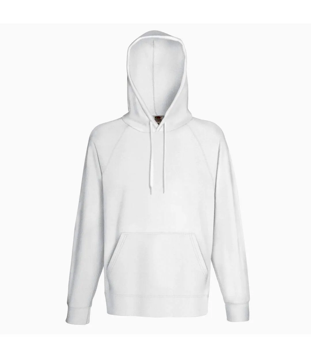 Fruit Of The Loom Mens Lightweight Hooded Sweatshirt / Hoodie (240 GSM) (White) - UTBC2654