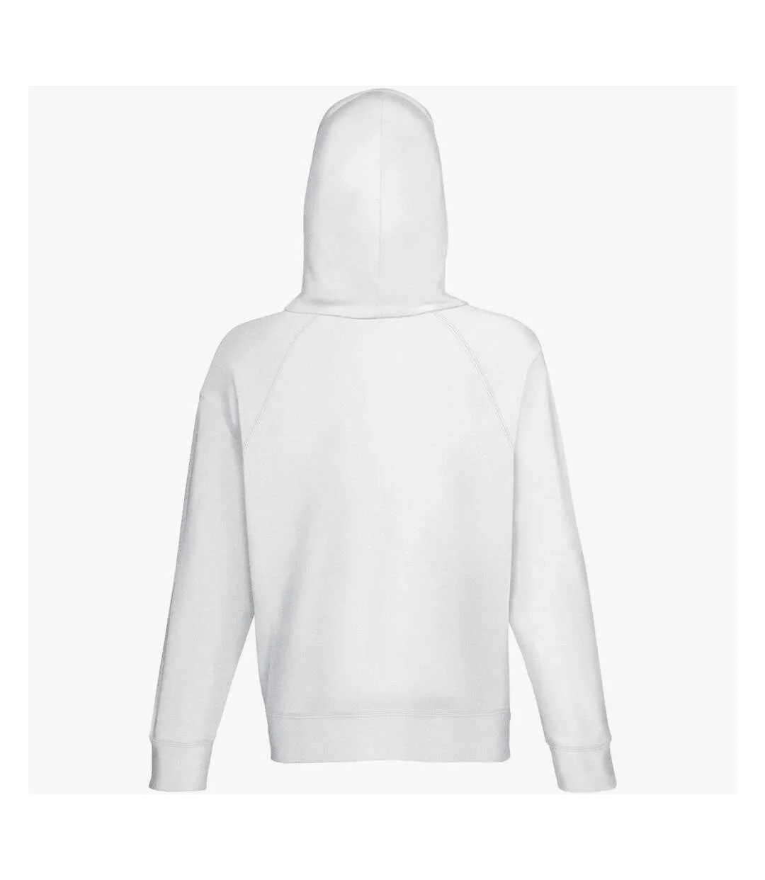 Fruit Of The Loom Mens Lightweight Hooded Sweatshirt / Hoodie (240 GSM) (White) - UTBC2654