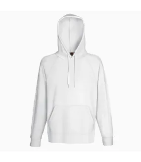 Fruit Of The Loom Mens Lightweight Hooded Sweatshirt / Hoodie (240 GSM) (White) - UTBC2654